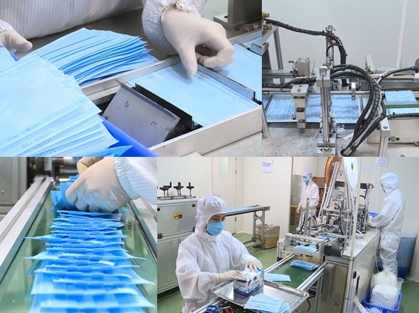 Close-up of how the medical mask production line operates? Picture 5