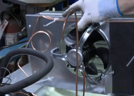 Close-up of the refrigerator manufacturing process Picture 10