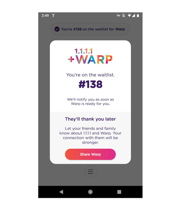 Cloudflare launches integrated VPN service in app 1.1.1.1, accelerating faster and safer Picture 2