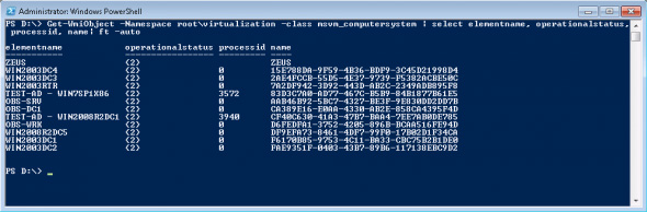 Collect the Process ID information or GUID of Hyper-V Virtual Machine Picture 4