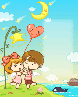 Collection of animated wallpaper sets for phones with love themes Picture 27