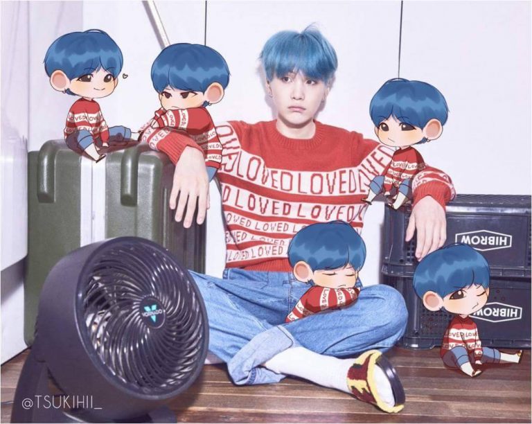 Collection of cute and lovely BTS Chibi images Picture 13