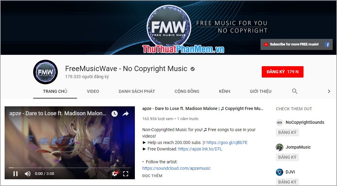 Collection of free music stores to make YouTube videos Picture 3