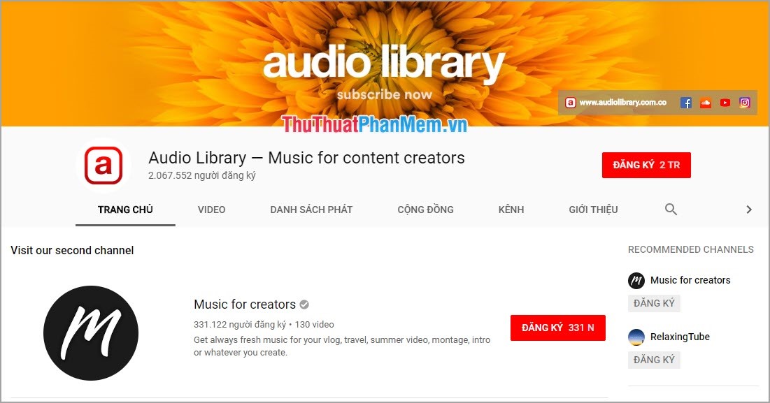 Collection of free music stores to make YouTube videos Picture 5