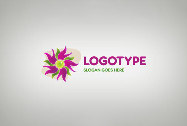 Collection of the most beautiful Flower Logo templates Picture 15