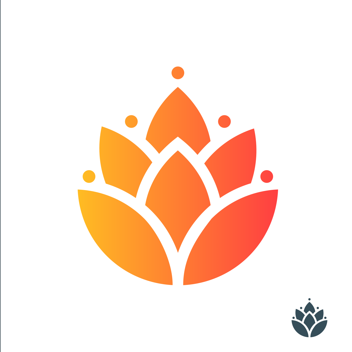 Collection of the most beautiful Flower Logo templates Picture 48