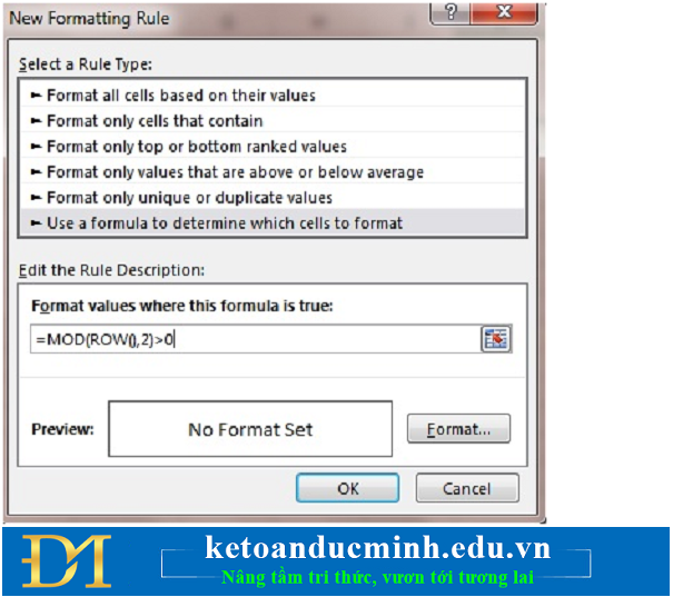 Coloring alternating excel lines not everyone knows Picture 4