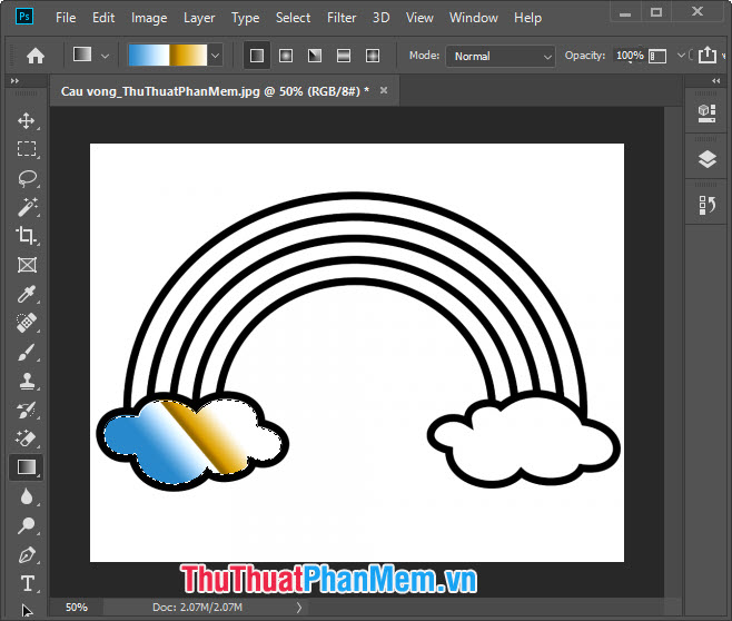 Coloring gradients in Photoshop - Guidelines for using gradients in Photoshop Picture 17