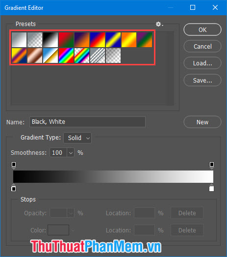 Coloring gradients in Photoshop - Guidelines for using gradients in Photoshop Picture 9
