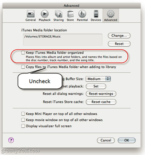 Combine iTunes Playlist with SugarSync in Mac OS X Picture 1
