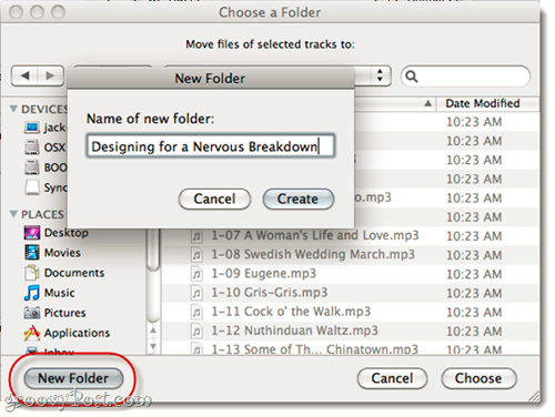 Combine iTunes Playlist with SugarSync in Mac OS X Picture 13