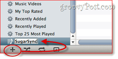Combine iTunes Playlist with SugarSync in Mac OS X Picture 5