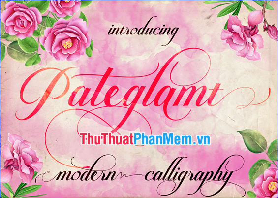 Combining the most luxurious and modern fonts Picture 7