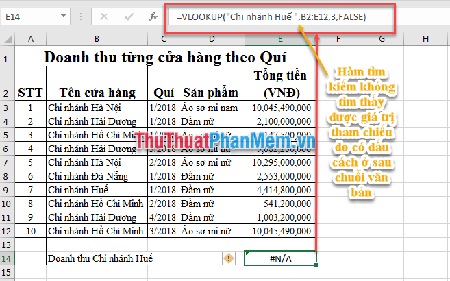 Common error messages in Excel cells Picture 4