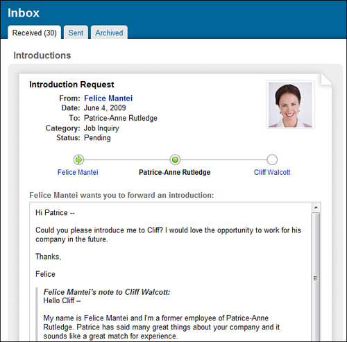 Communicate with LinkedIn members Picture 9