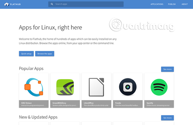 Compare 2 websites to download Linux Flathub and Snap Store applications Picture 1