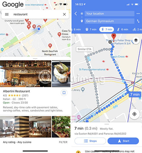 Compare Apple Maps and Google Maps Picture 3