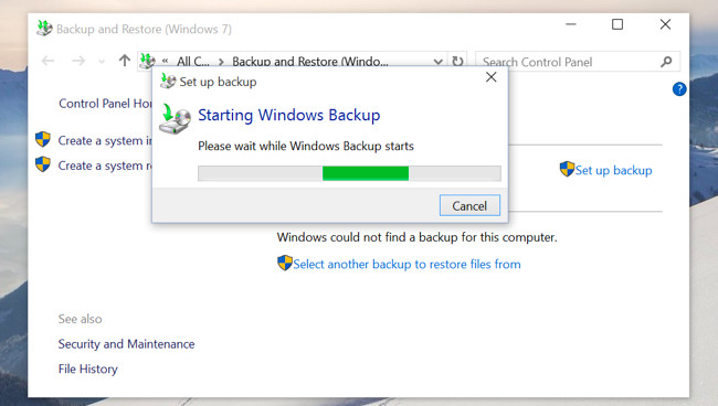 Complete how to use all backup and restore tools on Windows 10 Picture 3