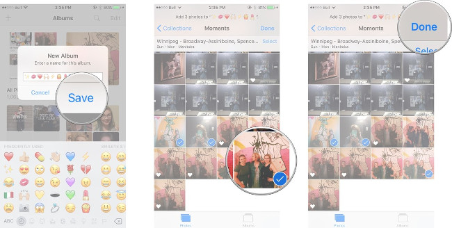 Complete on Photos apps on iPhone and iPad - Part 1: Positioning and Albums Picture 10