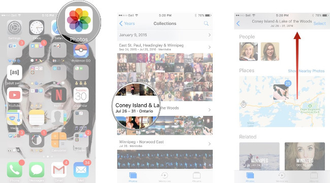 Complete on Photos apps on iPhone and iPad - Part 1: Positioning and Albums Picture 3