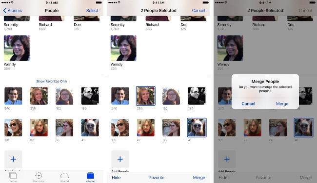 Complete the Photos app on iPhone / iPad - Part 3: Face detection feature on photos Picture 8