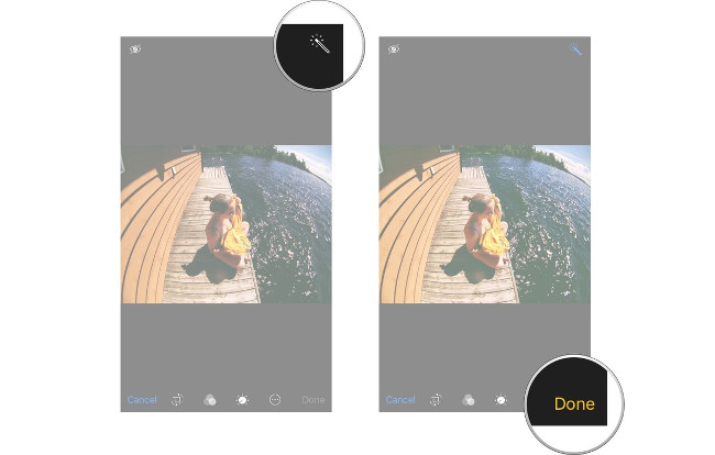 Complete the Photos app on iPhone / iPad - Part 4: Edit photos Picture 11