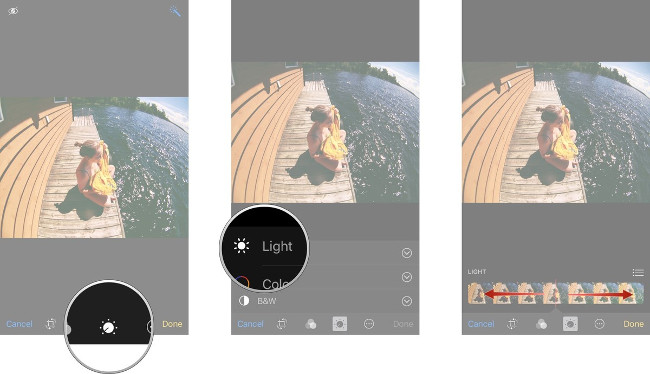 Complete the Photos app on iPhone / iPad - Part 4: Edit photos Picture 12