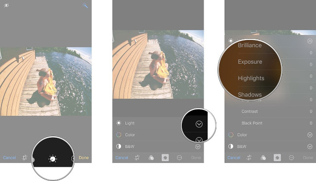 Complete the Photos app on iPhone / iPad - Part 4: Edit photos Picture 16