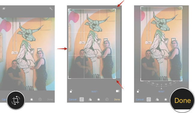 Complete the Photos app on iPhone / iPad - Part 4: Edit photos Picture 6