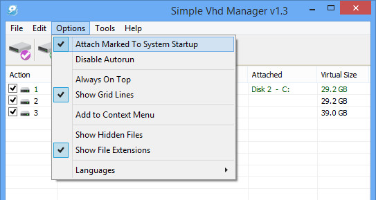 Complete usage of Simple VHD Manager Picture 3