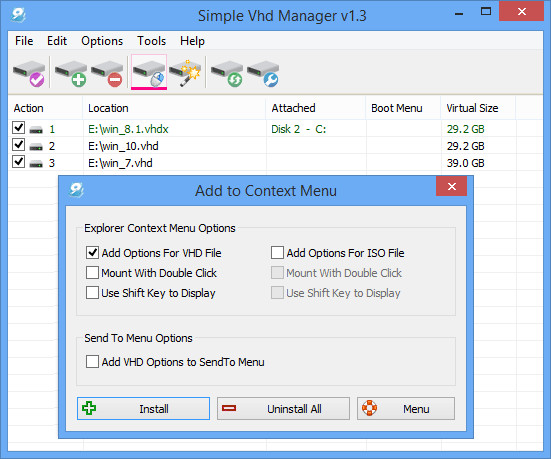 Complete usage of Simple VHD Manager Picture 5