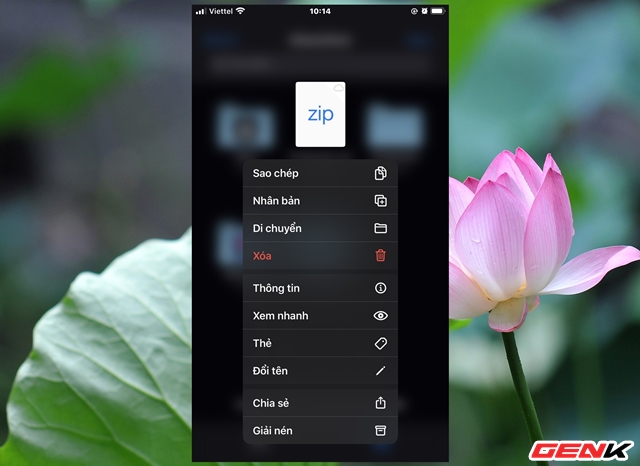 Compress and discharge compressed data directly on iPhone to reduce data storage capacity Picture 8