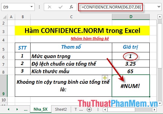 CONFIDENCE.NORM function - The function returns the confidence interval of the population by using a normalized distribution in Excel Picture 5
