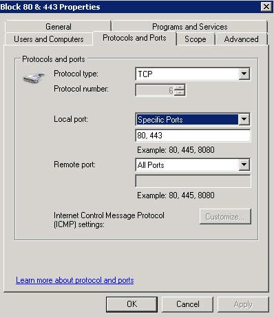 Configure advanced firewall in Windows Server 2008 using the MMC snap-in Picture 6