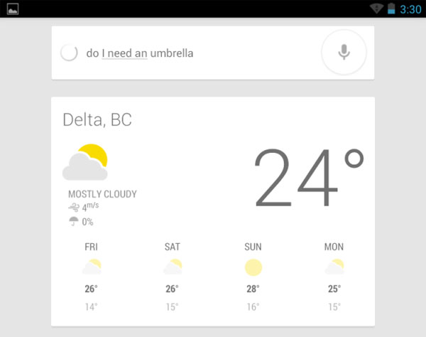 Configure and use Google Now on Android Picture 10