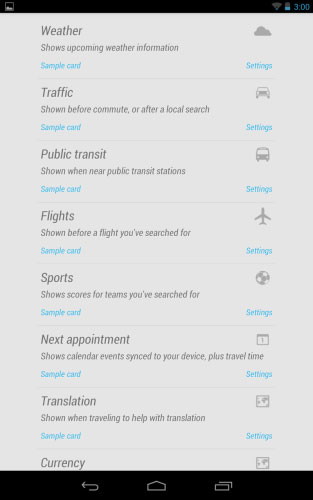 Configure and use Google Now on Android Picture 5