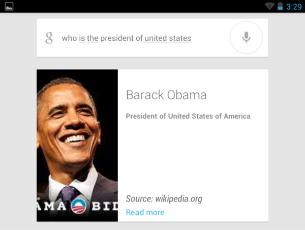 Configure and use Google Now on Android Picture 9