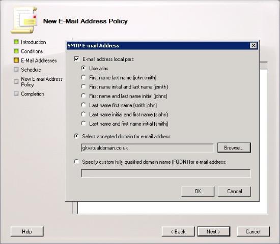 Configure Exchange 2007 or 2010 to forward email to the secondary domain Picture 13