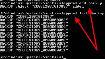 Configure IIS 7 from the command line using Appcmd.exe - Part 1 Picture 7