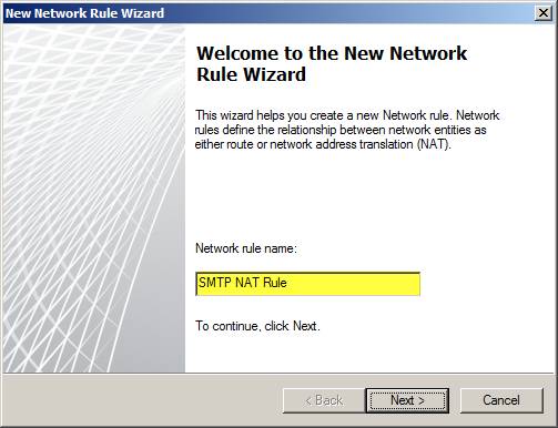 Configure One-to-One NAT with TMG 2010 Picture 1