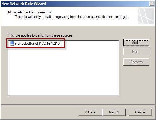 Configure One-to-One NAT with TMG 2010 Picture 2
