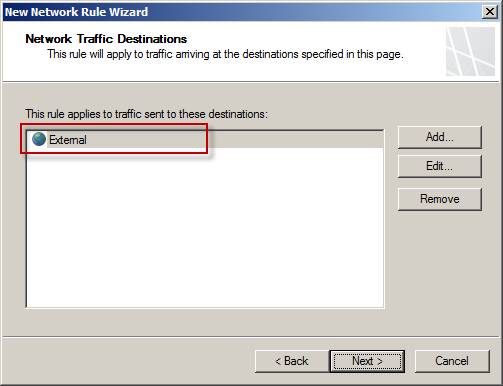 Configure One-to-One NAT with TMG 2010 Picture 3