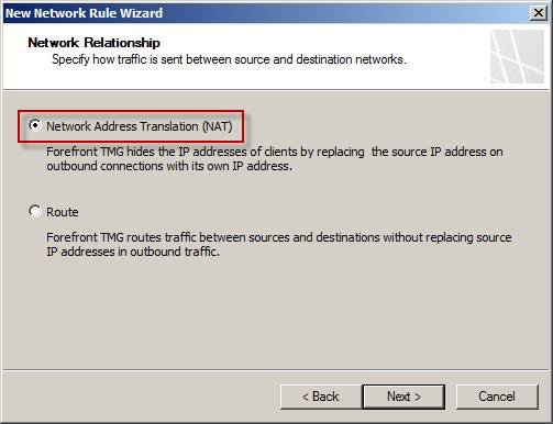 Configure One-to-One NAT with TMG 2010 Picture 4