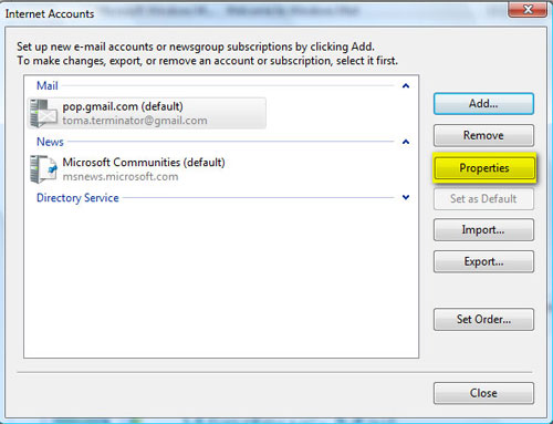 Configure POP3 Gmail on Outlook, Windows Mail, Thunderbird Picture 11