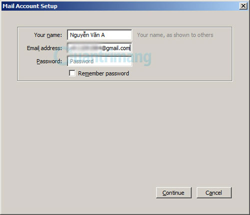 Configure POP3 Gmail on Outlook, Windows Mail, Thunderbird Picture 14