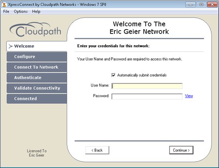 Configure security with Cloudpath Networks XpressConnect Picture 4