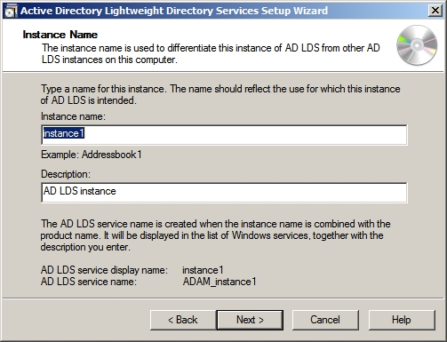 Configure the Lightweight Directory Service service - Part 4 Picture 3