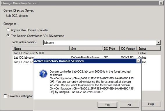 Configure the Lightweight Directory Service service - Part 6 Picture 3