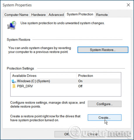 Configure the System Restore feature in Windows 10 Picture 5