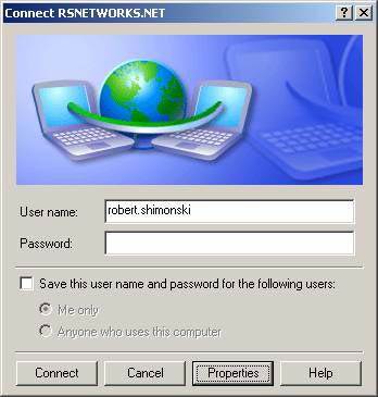 Configure the VPN network connection in Windows XP Picture 16